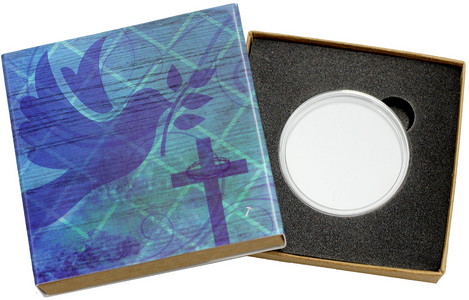 SilverTowne Natural Kraft Paper Gift Box with Religious Box Sleeve & Capsule [Add $5.00]